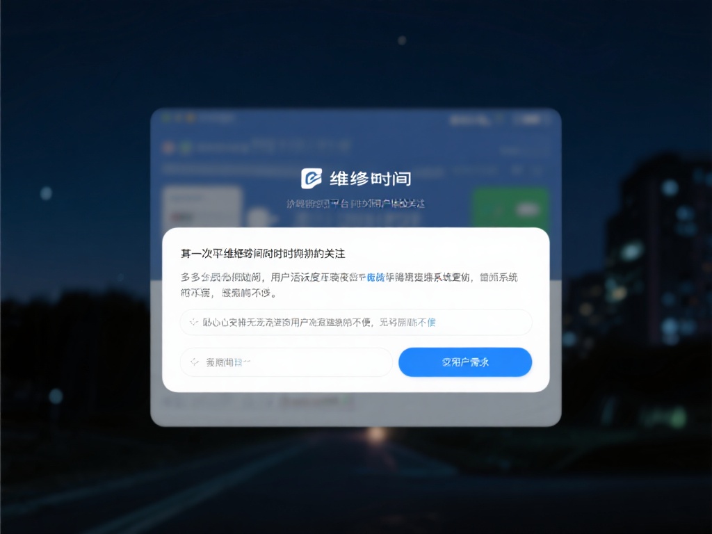 此外，维护时间的安排也体现了平台对用户体验的关注。