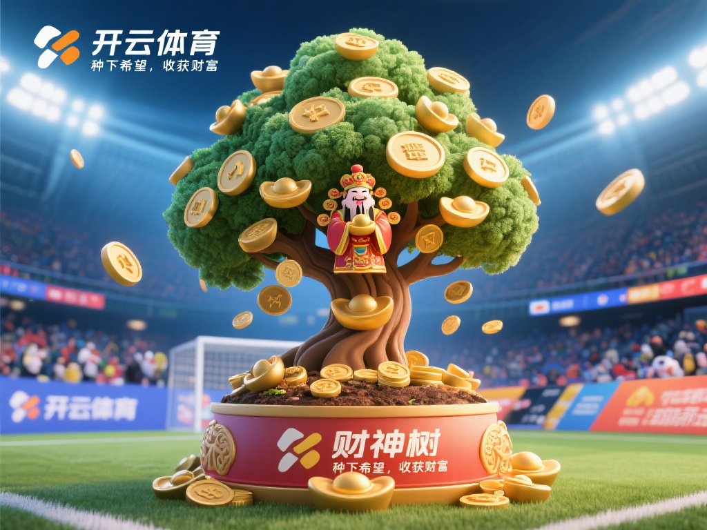 “财神树”这一意象，传统上代表着好运与财富的象征，